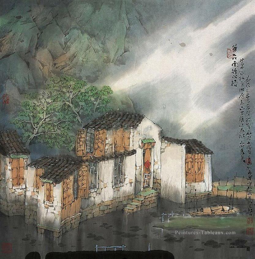 Ru Feng Chine du Sud 2 Peintures à l'huile
